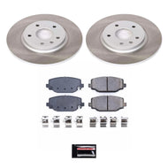 Power Stop 12-14 Volkswagen Routan Rear Semi-Coated Rotor Kit Brake Kits - Performance Blank PowerStop   