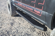 Load image into Gallery viewer, Deezee Universal Chevrolet/GMC/Dodge/Ford Full Size Running Board ExtCab Section Louvered Black Dee Zee
