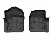 Load image into Gallery viewer, WeatherTech Floor Mats - Rubber WeatherTech 2017+ Ford F-250/F-350/F-450/F-550 Front FloorLiner - Black (fits 4x4 Floor Shifter)
