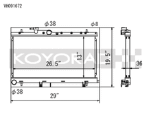 Load image into Gallery viewer, Koyo Radiators Koyo 03-07 Subaru Impreza WRX/STI (MT / w/ Filler Neck) Radiator
