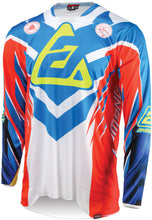 Load image into Gallery viewer, Answer 25 Elite Xotic Jersey Red/White/Blue Youth - XL Racing Suits Answer   
