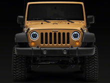Load image into Gallery viewer, Raxiom 07-18 Jeep Wrangler JK Axial 7-In LED Headlights w/ DRL Turn Signals- Blk Housing (Clear) Headlights Raxiom
