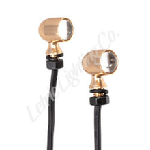 Load image into Gallery viewer, Letric Lighting 12mm Mini White Running Amber Turn Signal LED - Gold Anodized Light Accessories and Wiring Letric Lighting   
