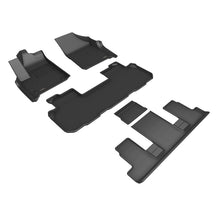Load image into Gallery viewer, 3D MAXpider 2018-2020 Buick Enclave Kagu 1st &amp; 2nd &amp; 3rd Row Floormats - Black
