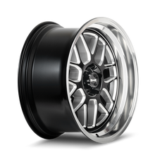 Load image into Gallery viewer, Ridler 611 20x8.5 / 5x127 BP / 0mm Offset / 83.82mm Hub Gls Blk Mill w/ Diamond Cut Lip Wheel
