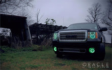 Load image into Gallery viewer, Oracle 08-13 GMC Sierra LED Round Ring Headlight Halo Kit - Blue
