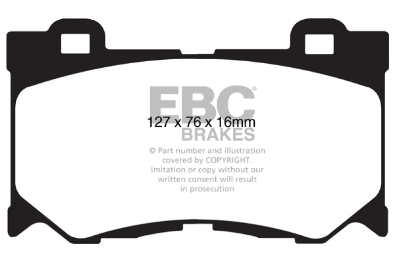EBC 2013+ Infiniti Q50 Hybrid 3.5L Hybrid Sport Ultimax2 Front Brake Pads Brake Pads - OE EBC   