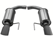 Load image into Gallery viewer, Roush 2015 Mustang V6 / EcoBoost Black Tip Axle Back Exhaust | 421837-BLK
