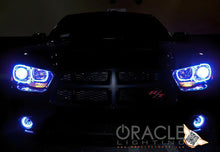 Load image into Gallery viewer, Oracle 11-12 Dodge Charger LED Fog Light Halo Kit - Amber
