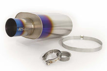 Load image into Gallery viewer, GReddy - Universal Titanium Oval Muffler 2.5in ID Muffler Inlet | 11003525
