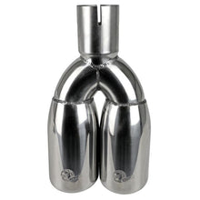 Load image into Gallery viewer, aFe Tips afe MACH Force-Xp Universal Exhaust Tip 2-1/2 IN Inlet x 3-1/2 IN Outlet X 12 IN L
