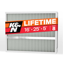 Load image into Gallery viewer, K&amp;N HVAC Filter 16 X 25 X 5 Merv 8
