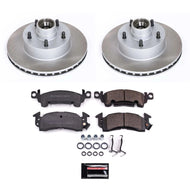 Power Stop 1979 Pontiac Phoenix Front Semi-Coated Rotor Kit Brake Kits - Performance Blank PowerStop   