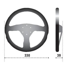 Load image into Gallery viewer, Sparco Steering Wheel 383 Suede Black | 015R383PSN
