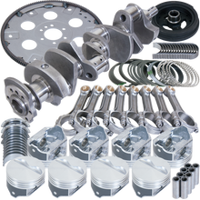 Load image into Gallery viewer, Eagle Chevy 350 2Pc 3.750in Crank 5.700in I-Beam Rods 4.060in Pistons 168 Tooth FP Balanced Assembly Eagle
