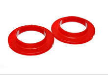Load image into Gallery viewer, Energy Suspension Universal 2 3/16in ID 3 1/2in OD 11/16in H Red Coil Spring Isolators (2 per set) Bushing Kits Energy Suspension
