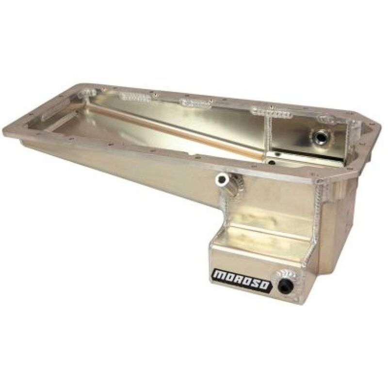 Moroso Chrysler Hemi Gen 3 5.7L/6.1L/6.4L Road Race Baffled S/C Front Rail 7.625in Deep Oil Pan Oil Pans Moroso   