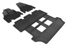 Load image into Gallery viewer, 3D MAXpider 2011-2017 Honda Odyssey EX Kagu 1st &amp; 2nd Row Floormats - Black | L1HD03801509
