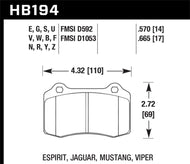 Hawk HP+ Street Brake Pads Brake Pads - Performance Hawk Performance   