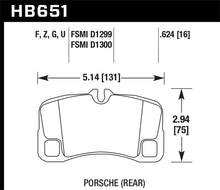 Load image into Gallery viewer, Hawk 12-13 Porsche 911 Turbo HPS 5.0 Rear Brake Pads Brake Pads - Performance Hawk Performance   
