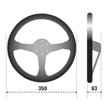 Load image into Gallery viewer, Sparco Steering Wheel 345 Leather Black
