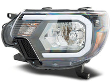 Load image into Gallery viewer, Raxiom 12-15 Toyota Tacoma Axial Series Headlights/Seq LED Bar- Black- Clear Lens | TT21848
