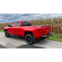Load image into Gallery viewer, Fishbone Offroad 07-18 Chevrolet Silverado 1500/2500/3500 Double Cab Oval Side Steps -Black Textured Fishbone Offroad

