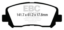 Load image into Gallery viewer, EBC 15+ Chrysler 200 2.4 Ultimax2 Front Brake Pads Brake Pads - OE EBC   
