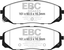 Load image into Gallery viewer, EBC 2015+ Kia Sedona 3.3L Ultimax2 Front Brake Pads Brake Pads - OE EBC   
