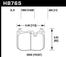 Load image into Gallery viewer, Hawk 15-17 BMW M4 DTC-30 Front Race Pads Brake Pads - Racing Hawk Performance   
