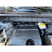 Load image into Gallery viewer, J&amp;L 22-25 Nissan Pathfinder / 22-24 Infiniti QX60 3.5L PCV Side Oil Separator 3.0 - Blk Anodized
