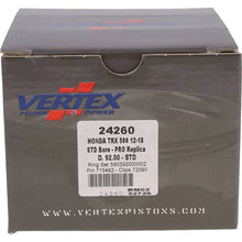 Load image into Gallery viewer, Vertex Pistons Uncategorized Vertex Piston 15-23 Honda Pioneer 500 500cc Forged Replica Piston Kit
