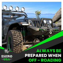 Load image into Gallery viewer, Rhino USA 3/4In D-Ring Shackle Set, Pack Of 2 (Black) Shackle Kits Rhino USA
