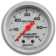 AutoMeter Ultra-Lite 2-1/16in. 100PSI Exhaust Pressure Digital Stepper Motor Gauge | 4325