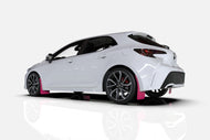 Rally Armor 18-23 Subaru Crosstrek Pink Mud Flap BCE Logo Mud Flaps Rally Armor   