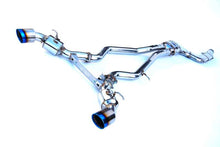 Load image into Gallery viewer, Invidia 2019+ Toyota Supra Dual N1 w/ Valve Rolled Titanium Tip Cat-back Exhaust | HS19TSP4VGD1RT
