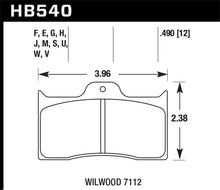 Load image into Gallery viewer, Hawk Wilwood 7112 Blue 9012 Race Brake Pads Brake Pads - Racing Hawk Performance   
