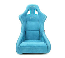 Load image into Gallery viewer, NRG FRP Bucket Seat (Medium) Prisma-Chromatic Dark Teal Vegan Suede w/ Chameleon Back
