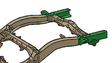 Load image into Gallery viewer, Rust Buster 95-04 Toyota Tacoma Rear Framce Section - Right Side
