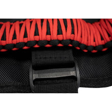 Load image into Gallery viewer, Fishbone Offroad Paracord Grab Handles w/Three Straps Red Fishbone Offroad
