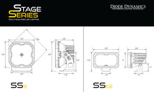 Load image into Gallery viewer, Diode Dynamics 2024+ Toyota Tacoma SS3 LED Ditch Light Kit- Pro White Combo Diode Dynamics
