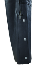 Load image into Gallery viewer, Kuryakyn Leather By River Road Longhaul Leather Chaps Black - Large Pants Kuryakyn
