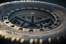 Load image into Gallery viewer, DV8 Offroad 2020+ Jeep Gladiator JT Adjustable In-Bed Tire Carrier
