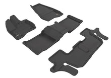 Load image into Gallery viewer, 3D MAXpider 2011-2014 Ford Explorer Kagu 1st &amp; 2nd &amp; 3rd Row Floormats - Black | L1FR03601509
