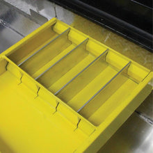 Load image into Gallery viewer, Westin/Brute 9in x 15in tray w/ 4 Silver Aluminum Dividers - Yellow Westin
