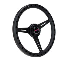 Load image into Gallery viewer, NRG Aluminum Steering Wheel 330mm - Extra Light - Ergonomic Grip - Anadized Black | RST-072-BK
