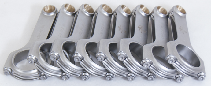 Eagle Ford 4.6L 5.933in Length 3/8in ARP625+ Bolts Forged 4340 Steel ED H-Beam Rods - Set of 8 Eagle