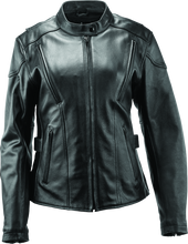 Load image into Gallery viewer, Kuryakyn Leather By River Road Race Leather Jacket Black Womens - Small Jackets - Leather Kuryakyn
