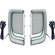 Load image into Gallery viewer, Kuryakyn Tracer Lower Fairing Grill Chrome
