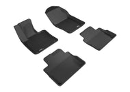 3D MAXpider 2017-2019 Volvo S90/V90 Kagu 1st & 2nd Row Floormats - Black | L1VV02201509